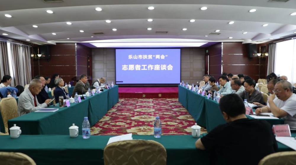 聚焦问题与规划 推动帮扶工作 -- --乐山市扶贫“两会”召开志愿者工作座谈会